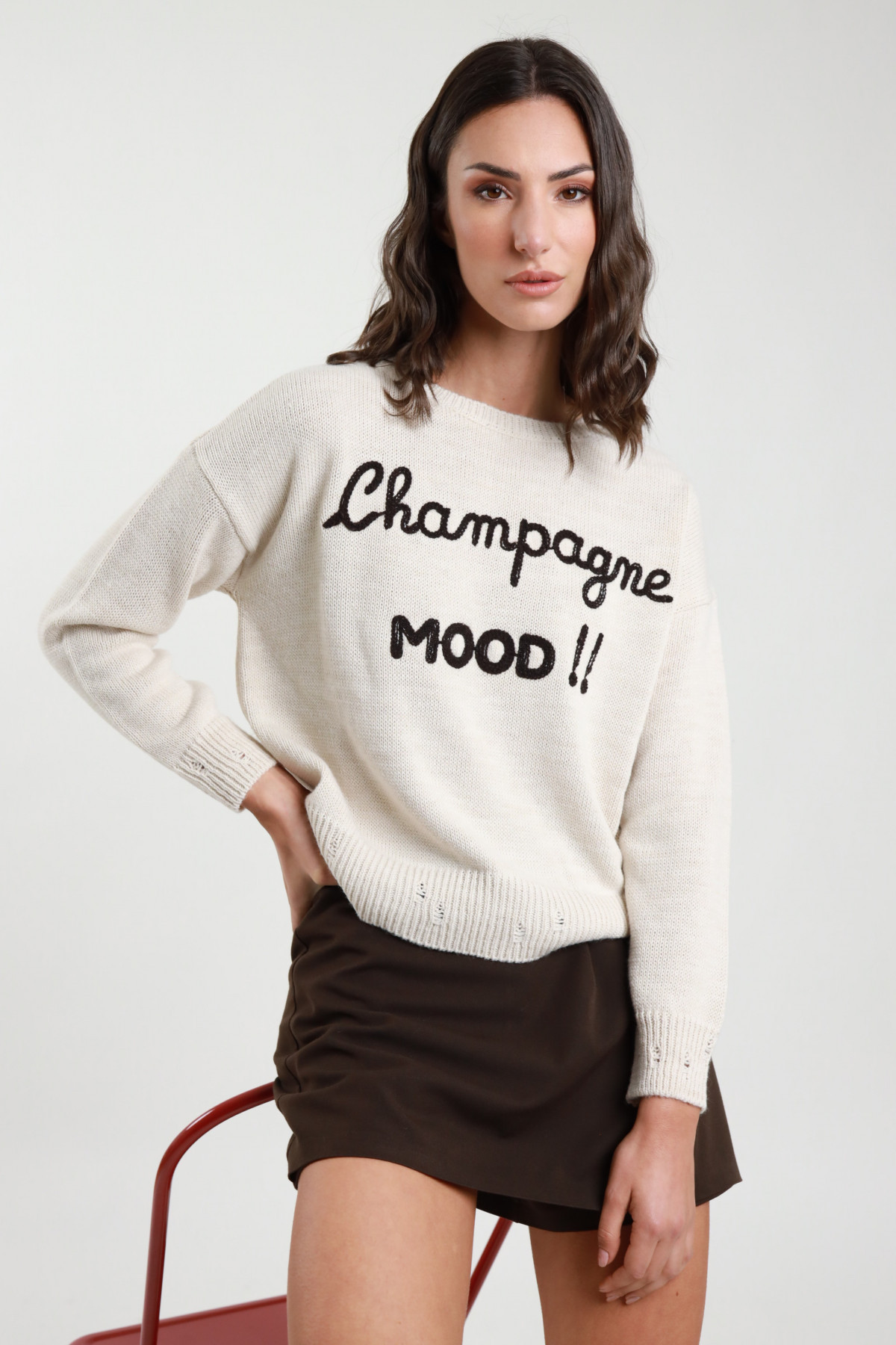 Maglione ''Champagne Mood''