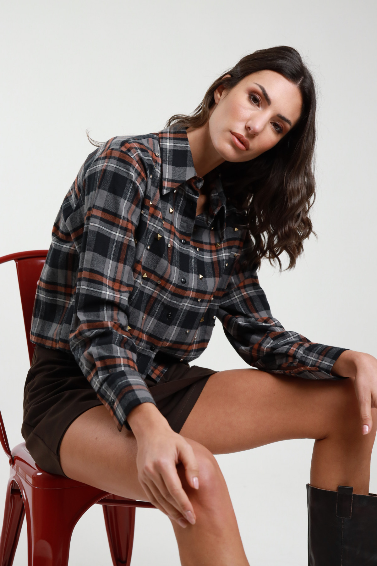 Camicia Check Applicazioni