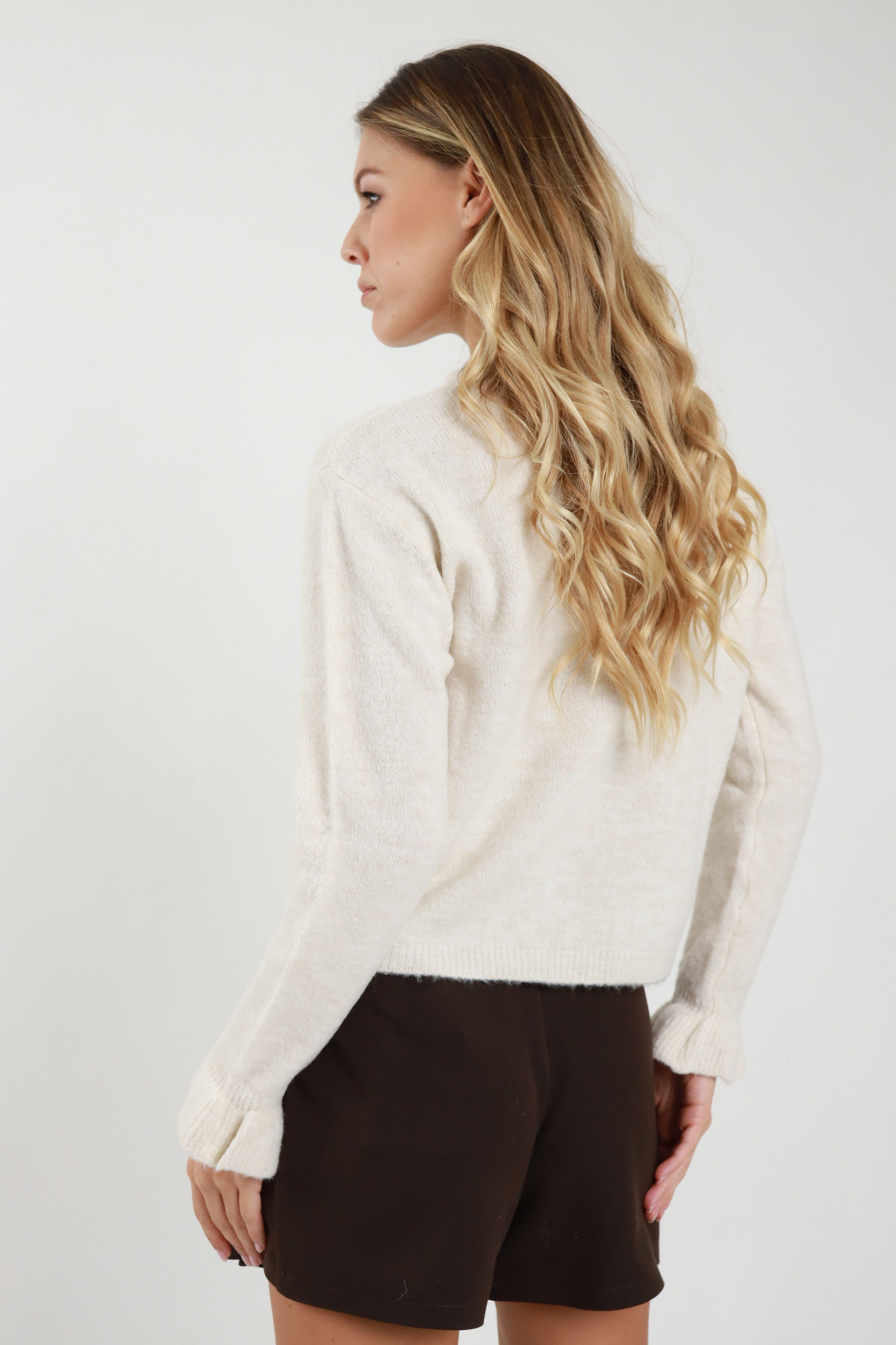 Cardigan Rouge Frontale