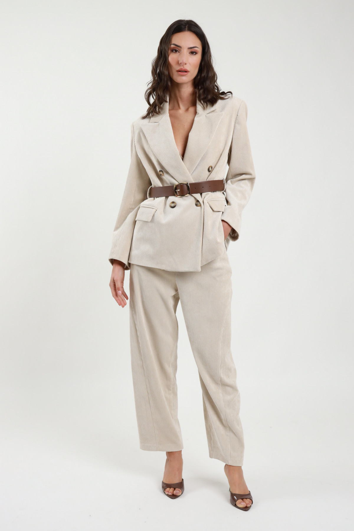 Pantaloni Velluto Ovetto