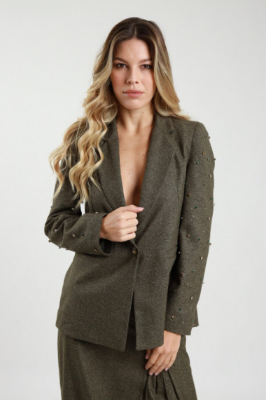 Jacket With Rhinestones