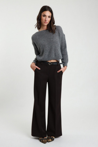 Pantalone c/cintura 77%pl 17%vi 6%ea