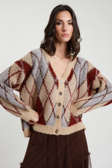 Cardigan Quadri