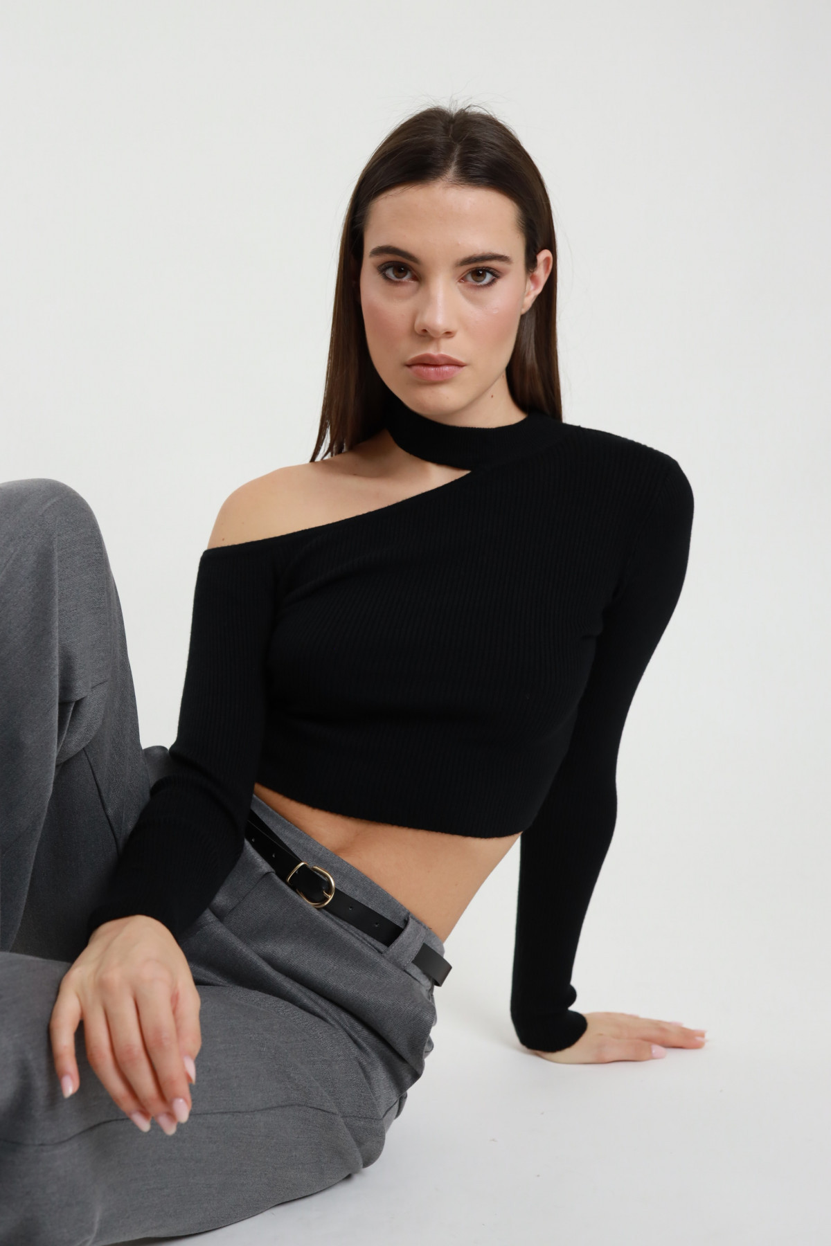 Maglia Crop Cut-Out