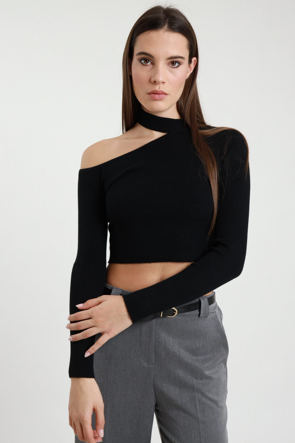 Maglia Crop Cut-Out