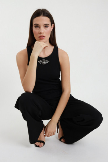 Tuta Applicazione Strass