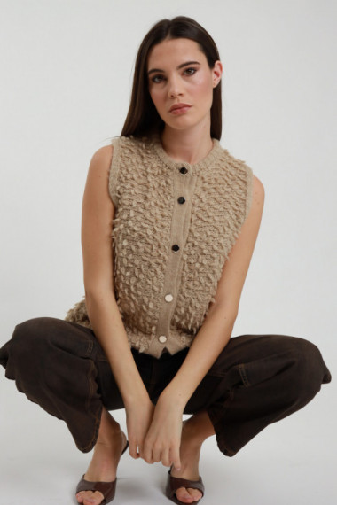 Gilet Bouclè
