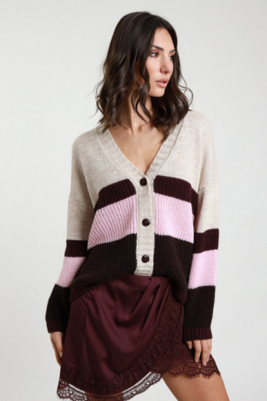 Cardigan Rigato