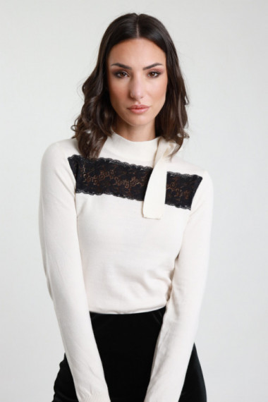 Maglioncino Fiocco + Pizzo