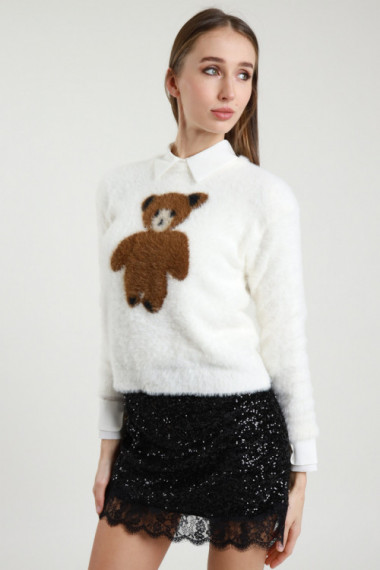 Maglione Peloso Orsetto