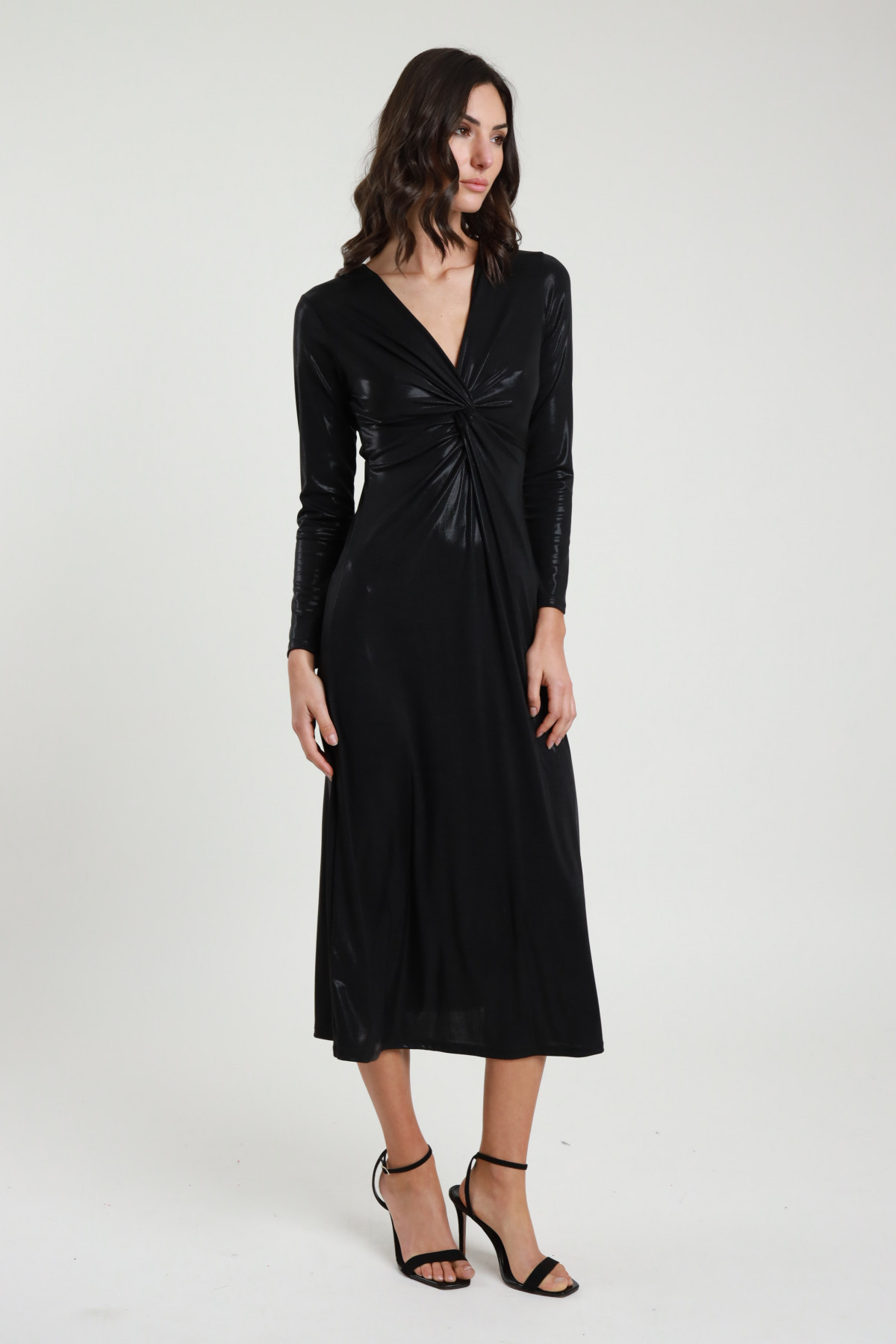 Abito Lungo Laminato