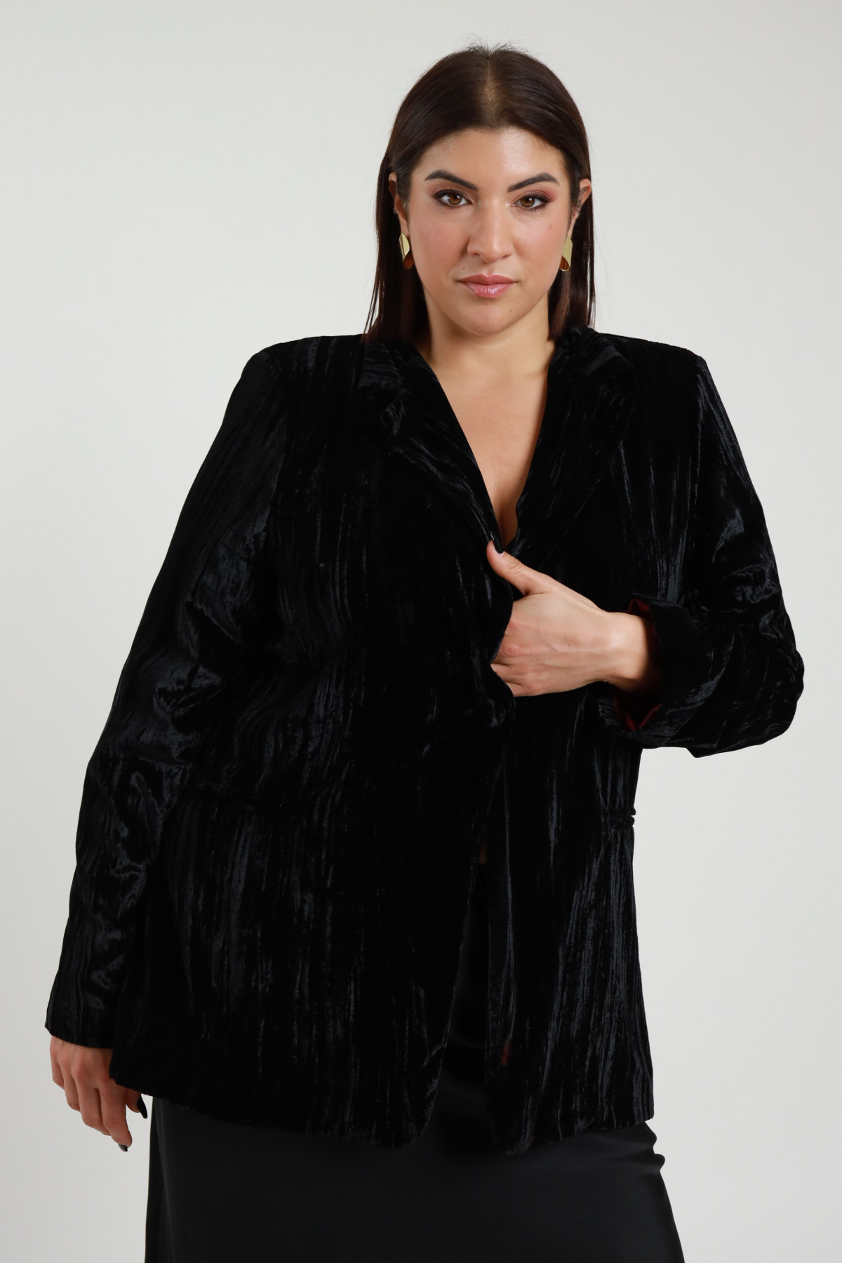 Giacca ciniglia 100%pl