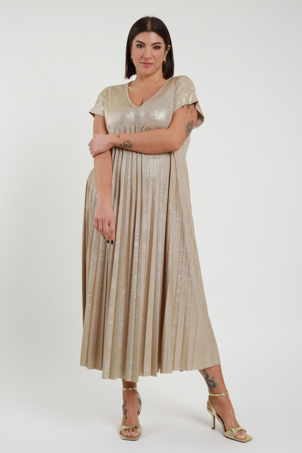 Susy Star Abito Plisse