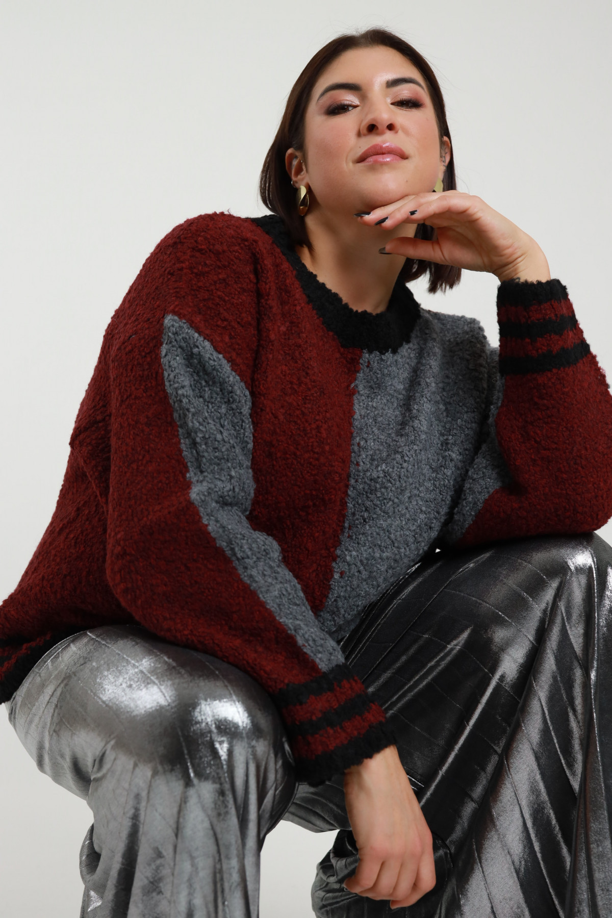 Susy Star - Maglione Bicolor