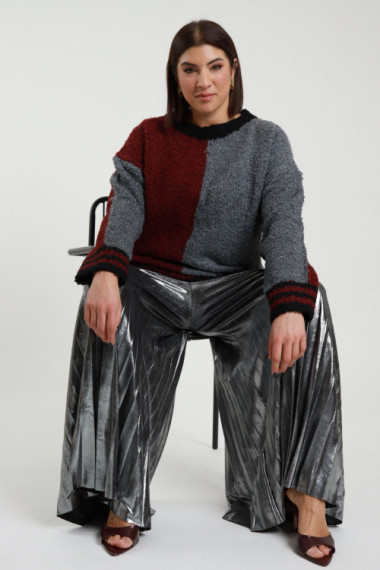 Susy Star - Pantaloni Plissé Laminati