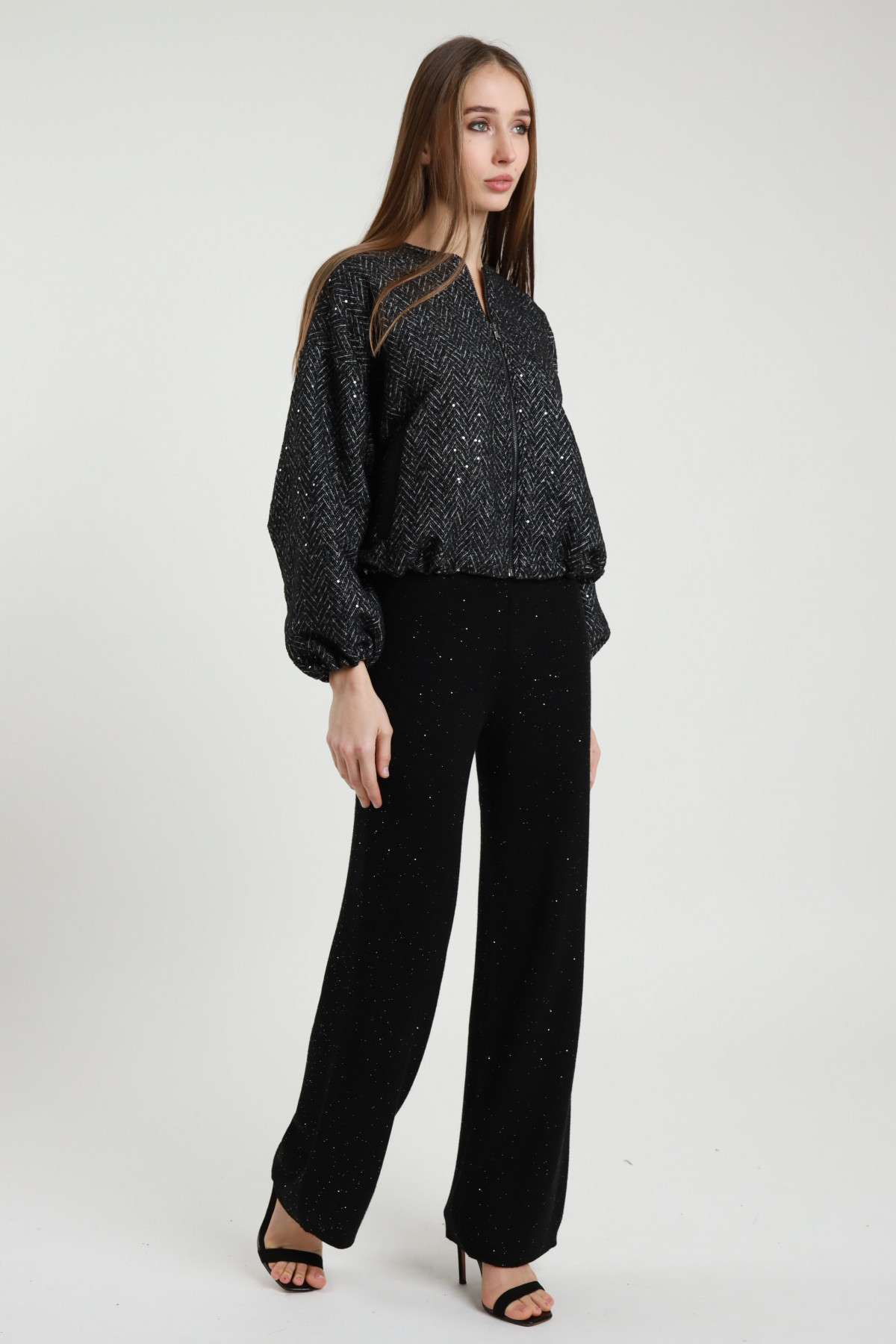 Micro Sequin Trousers