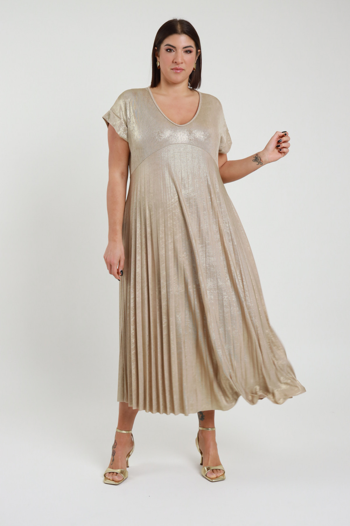 Susy Star Abito Plisse