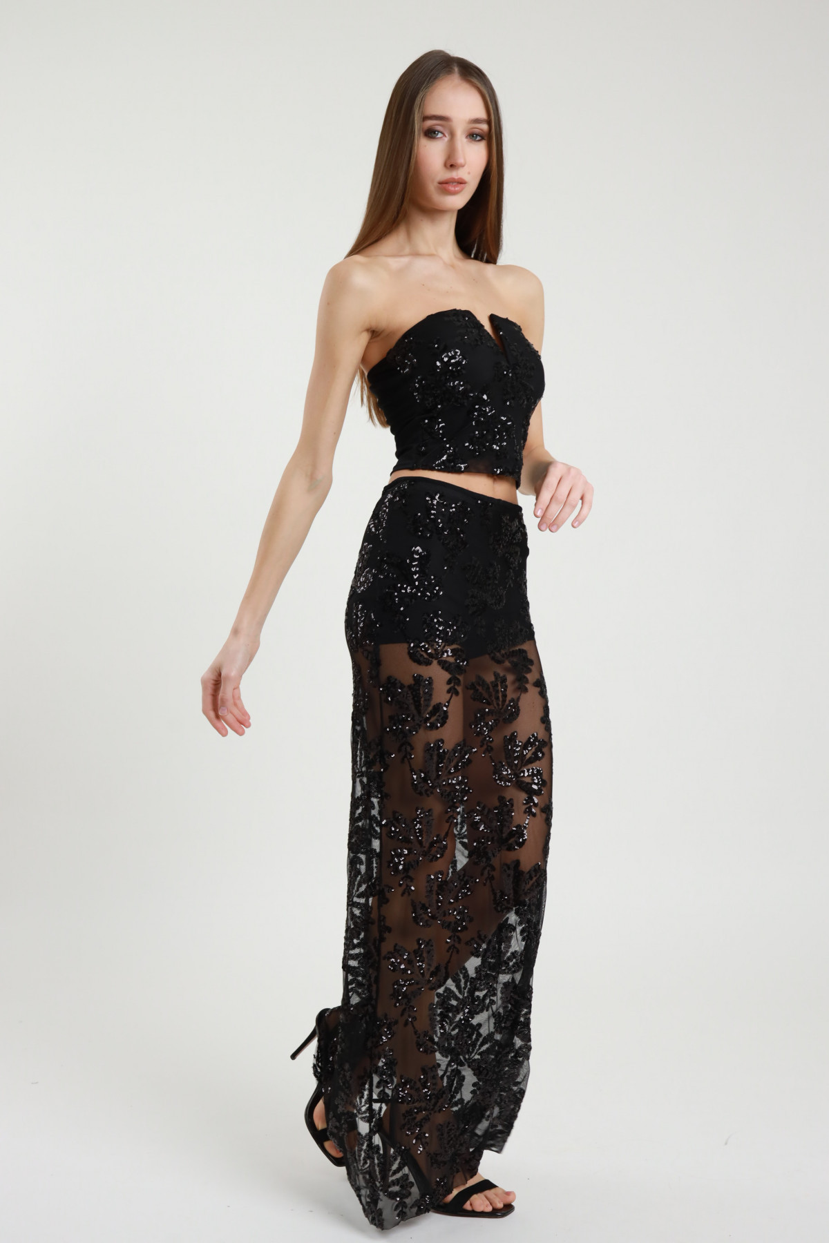 Gonna Sirena Paillettes