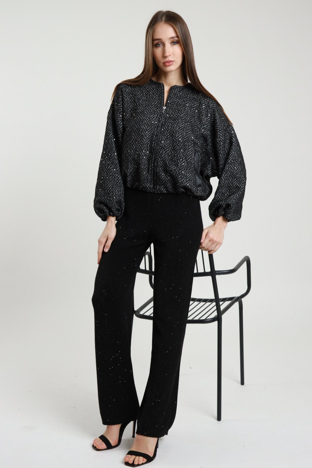 Micro Sequin Trousers