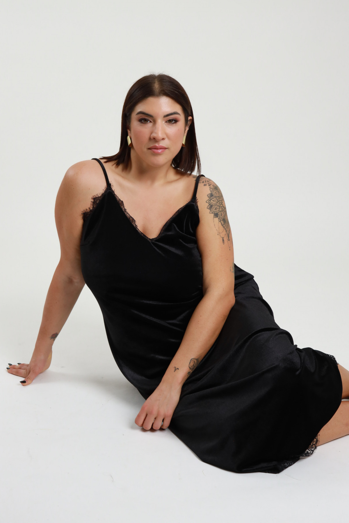 Abito ciniglia 92%pl 8%ea