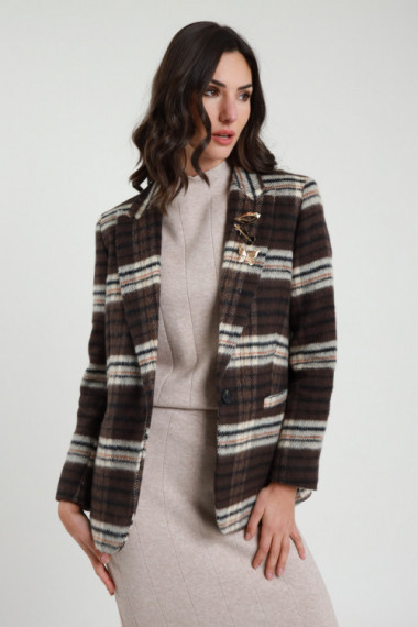 Blazer Check Spilla