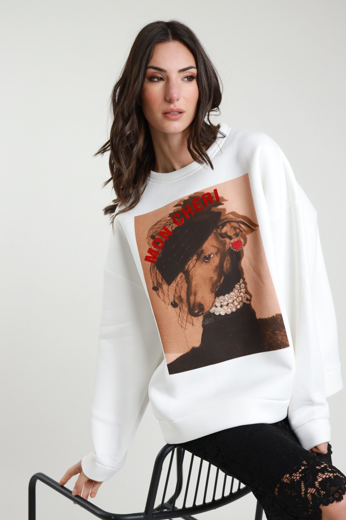 Bedrucktes Sweatshirt