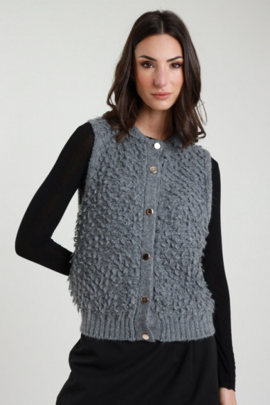 Gilet Bouclè