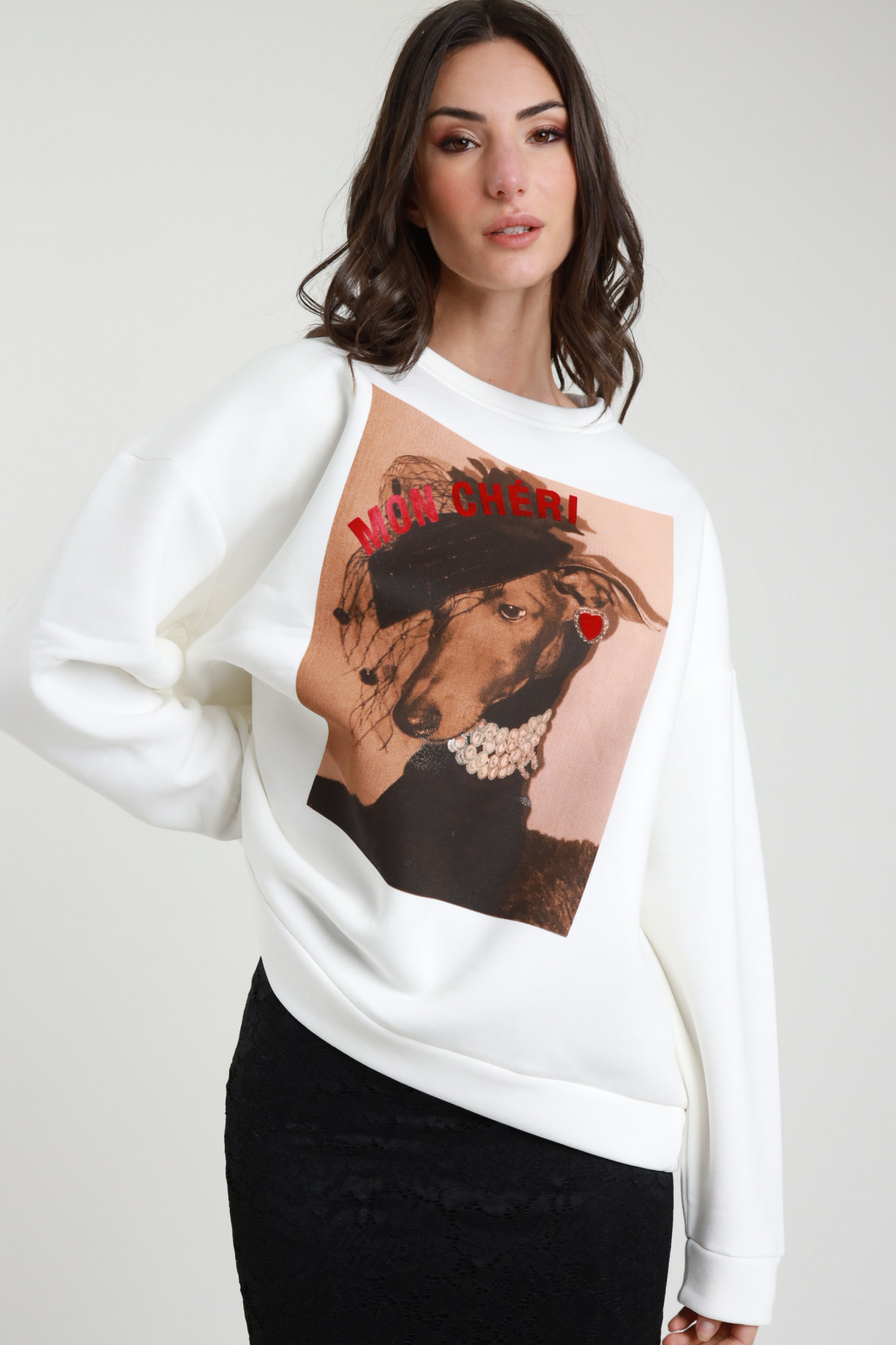 Print sweatshirt