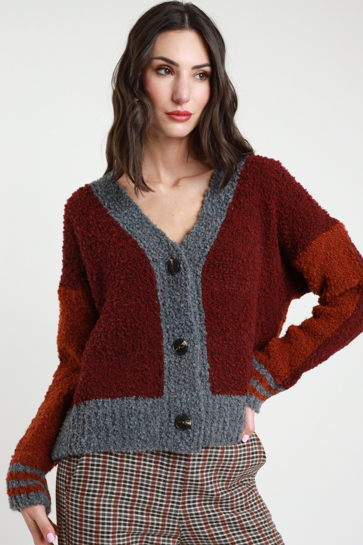 Cardigan Bouclé