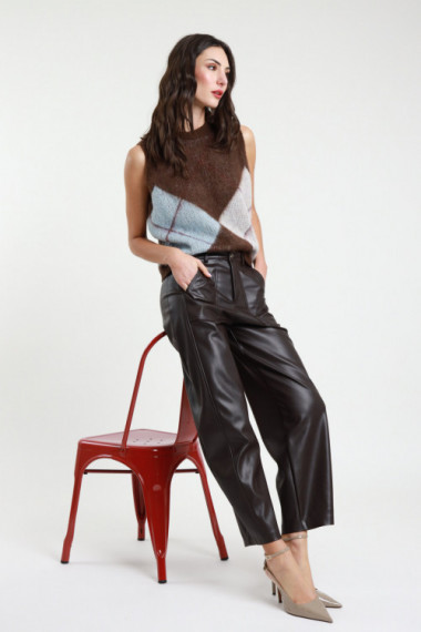 Pantaloni Ecopelle Tasconi