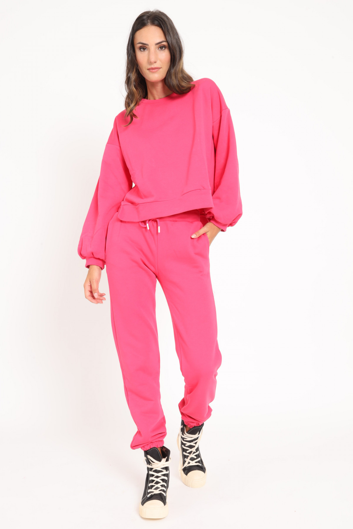 Tracksuit trousers with drawstring