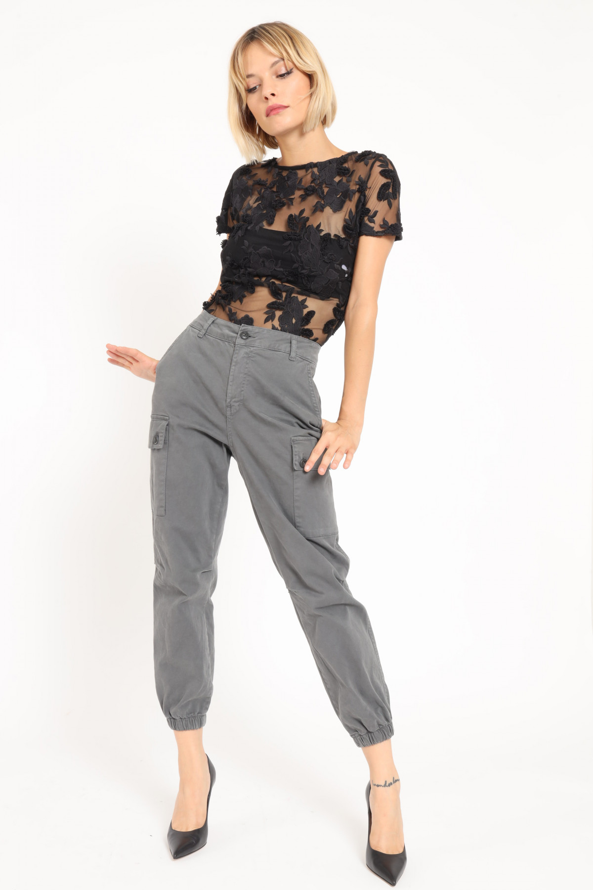 Buy online Drawstring Waist Cargo Trouser from bottom wear for Women by  Melon  By Pluss for 769 at 67 off  2023 Limeroadcom