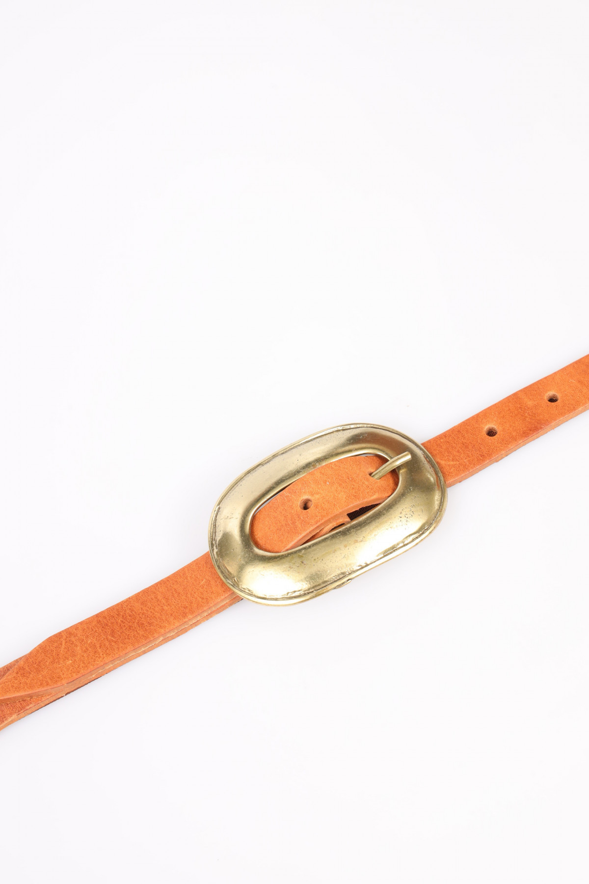 Low Belt with Elasticized Back Oval Buckle