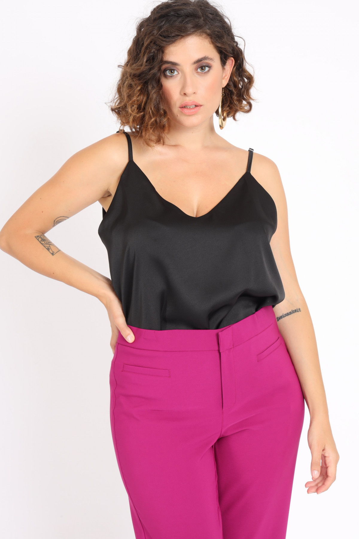 Satin Effect Top
