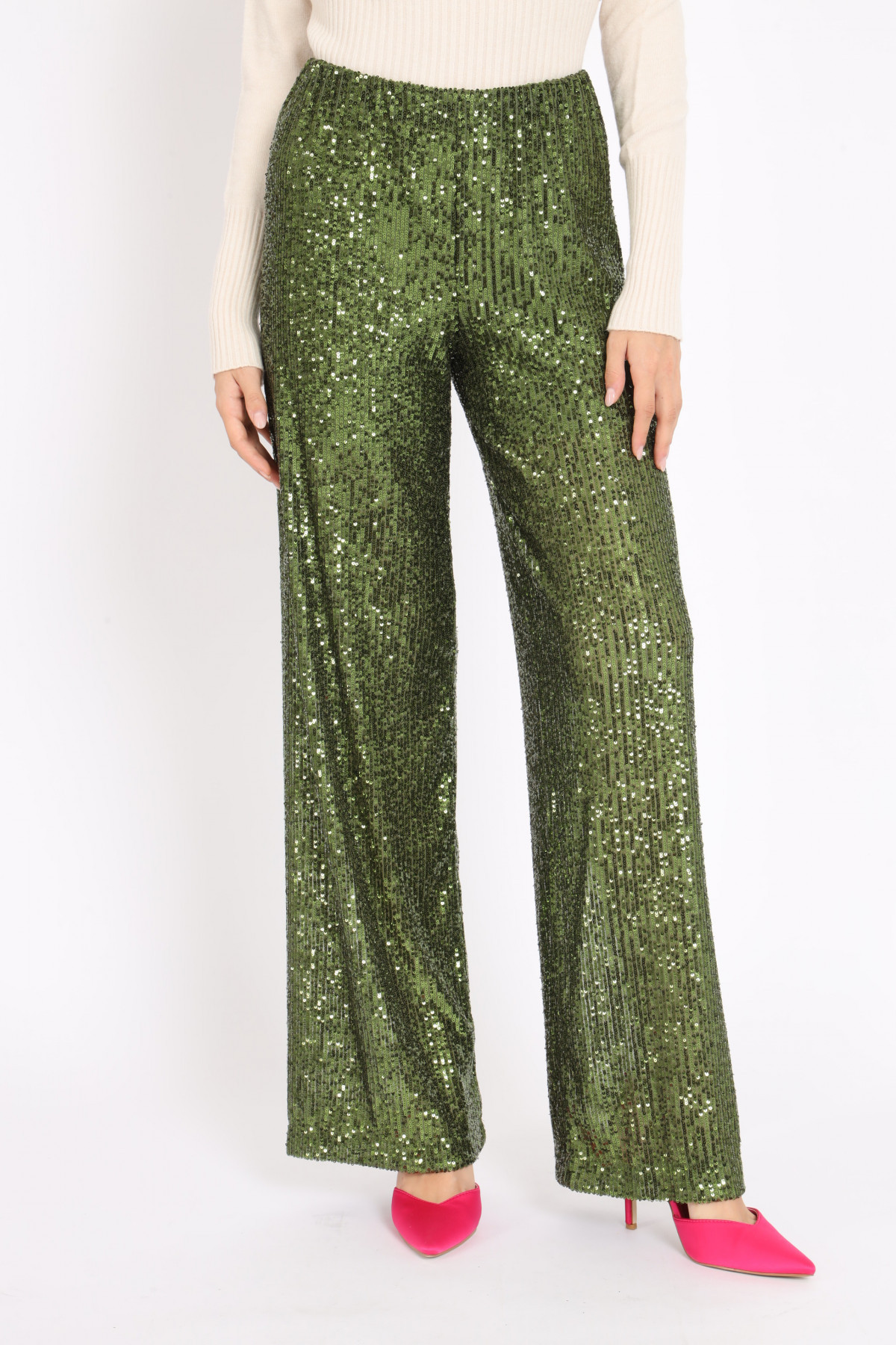 Palazzo Pants with Sequins