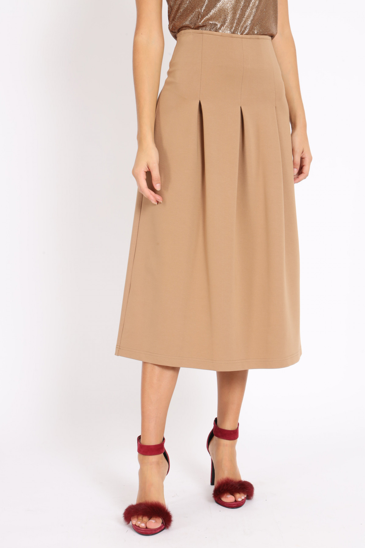 Long Skirt with Pleats
