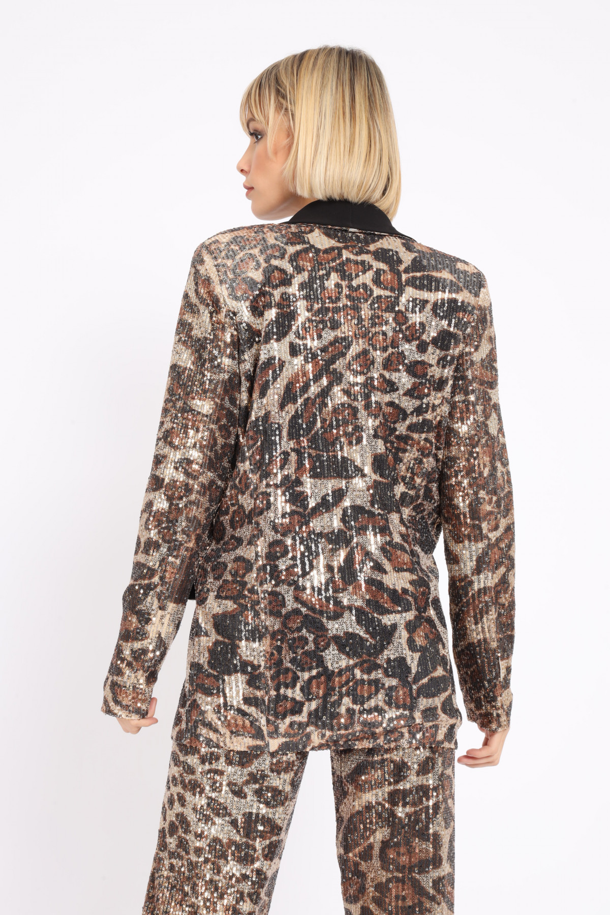 Giacca Animalier in Paillettes