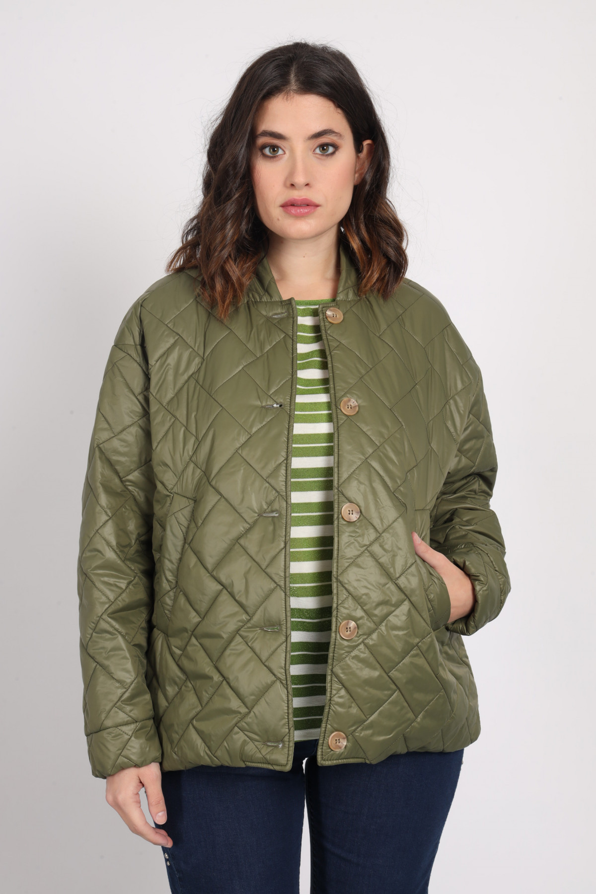 Quilted Bomber Jacket