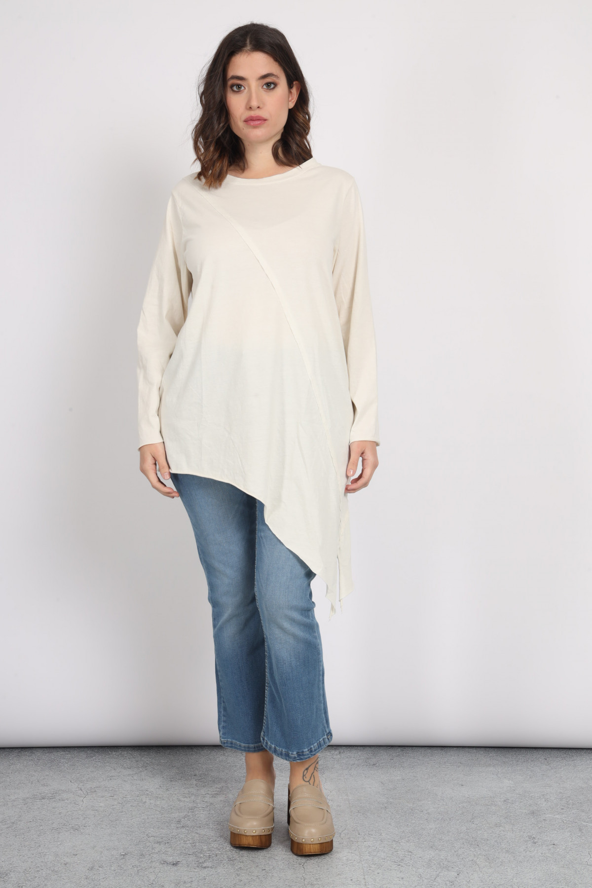 Maxi Asymmetrical Shirt