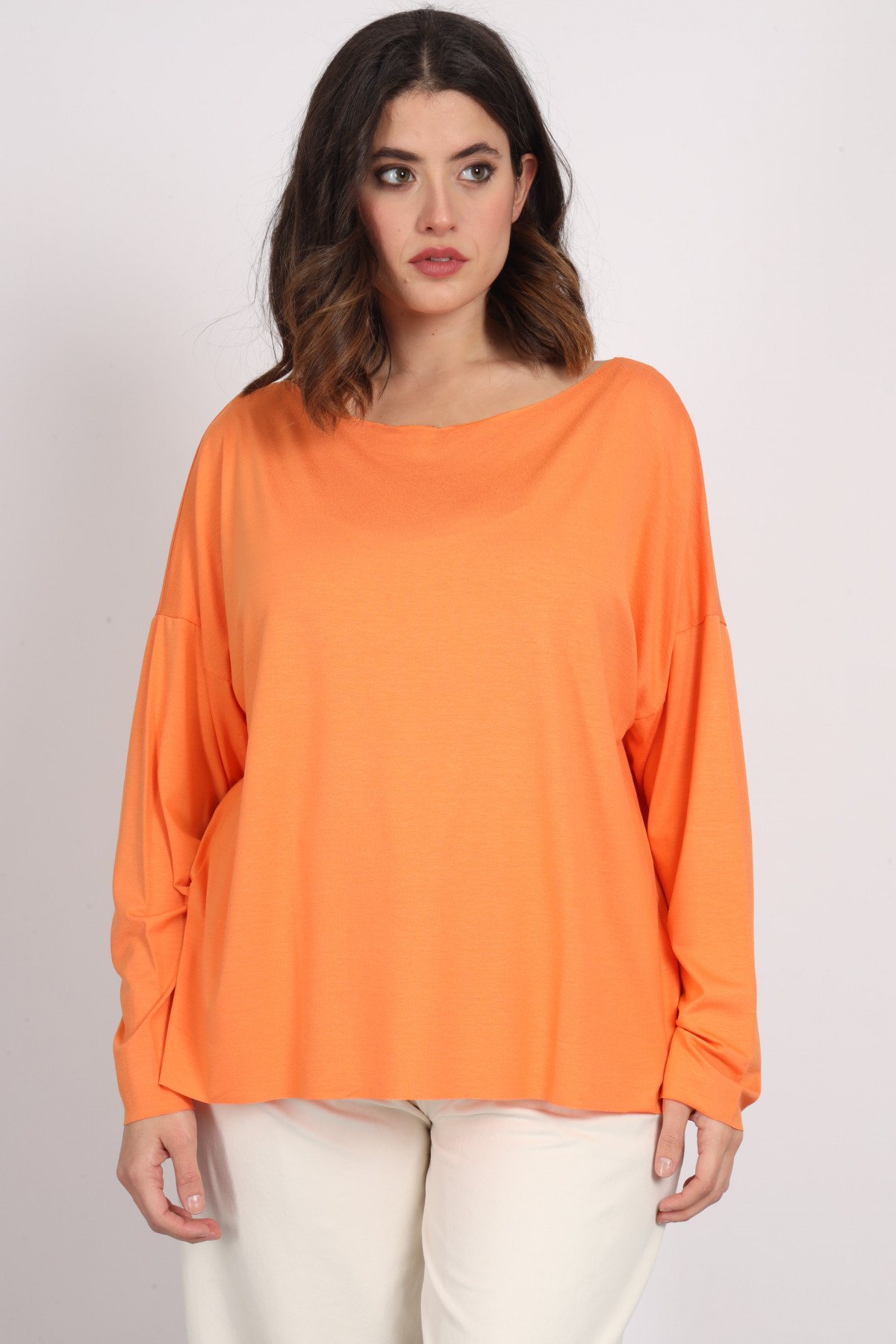 Boat neck sweater