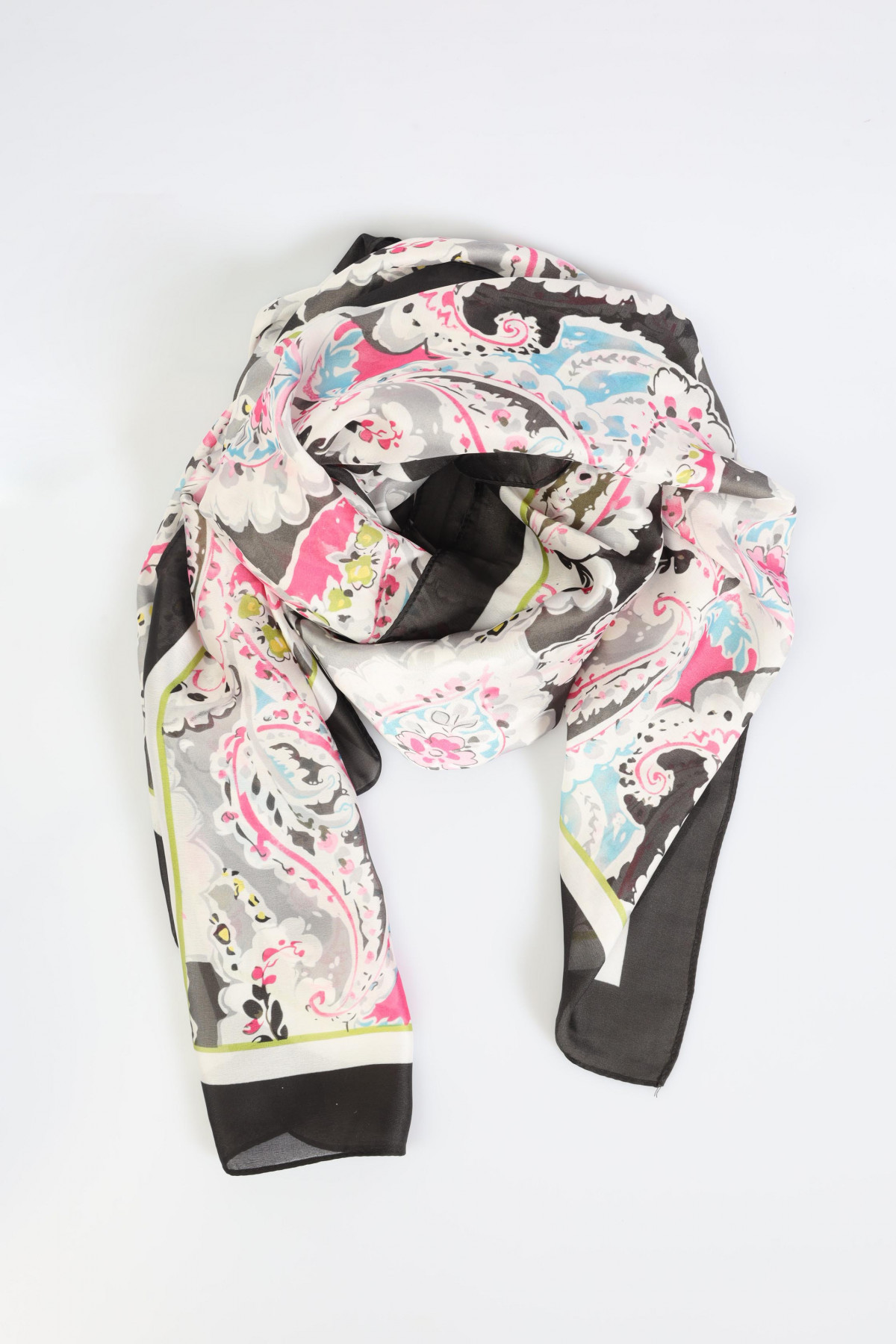 Cashmere patterned scarf