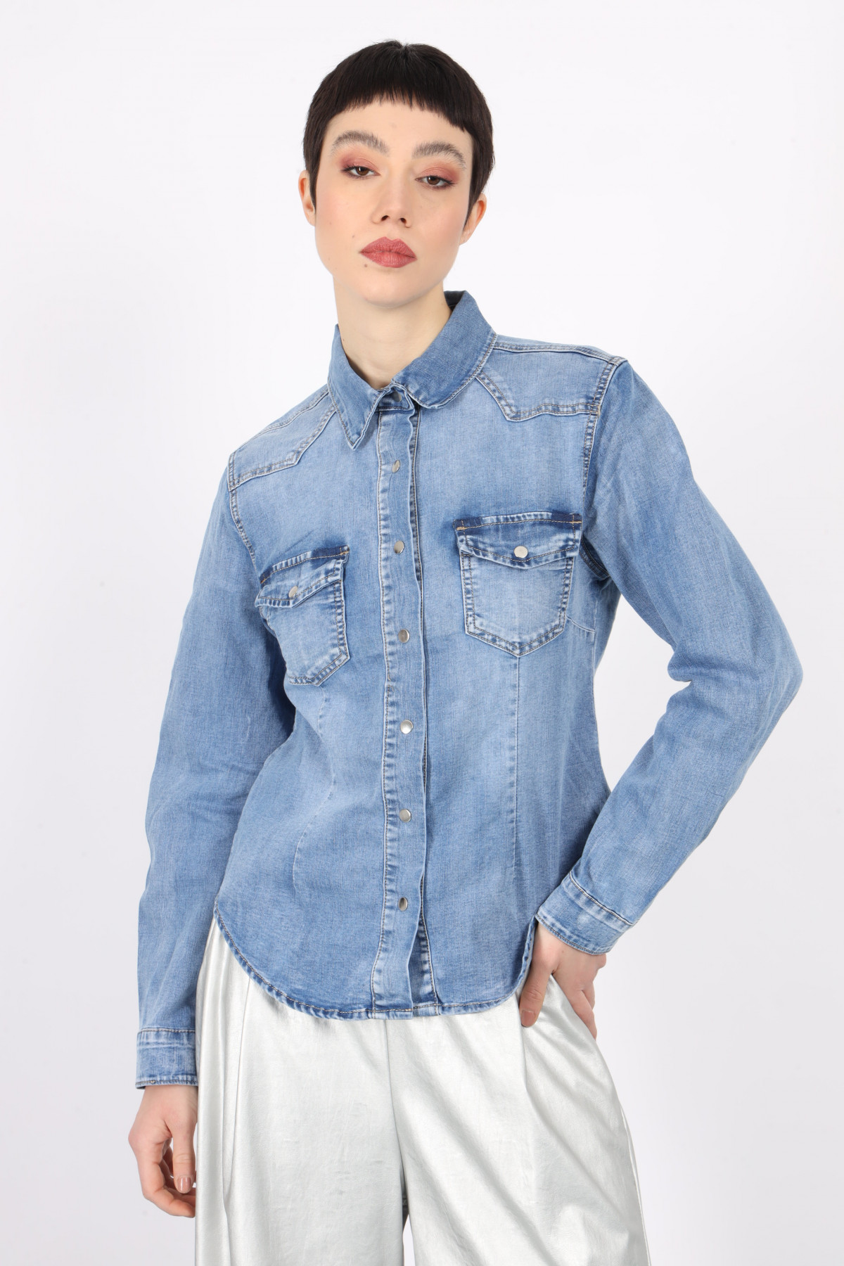 Denim shirt