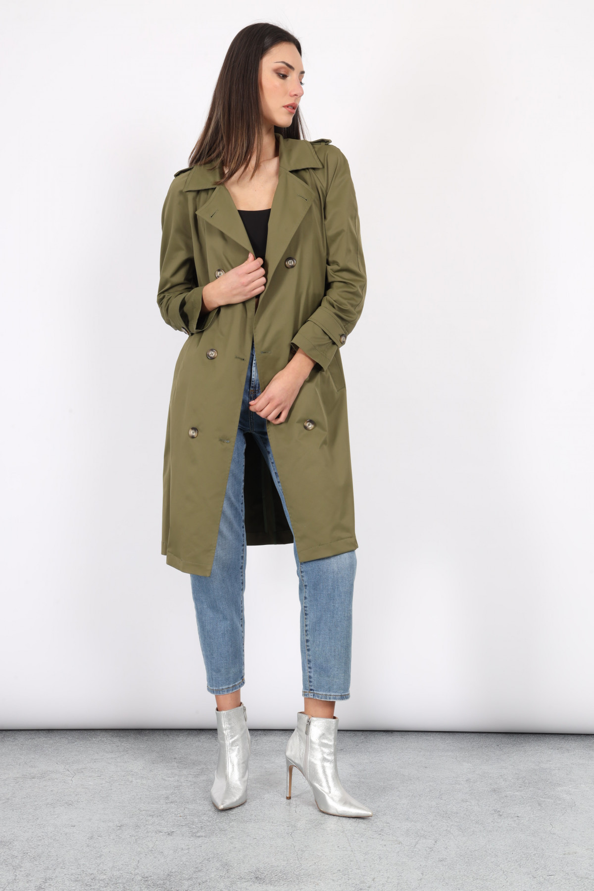 Double Breasted Trench Coat