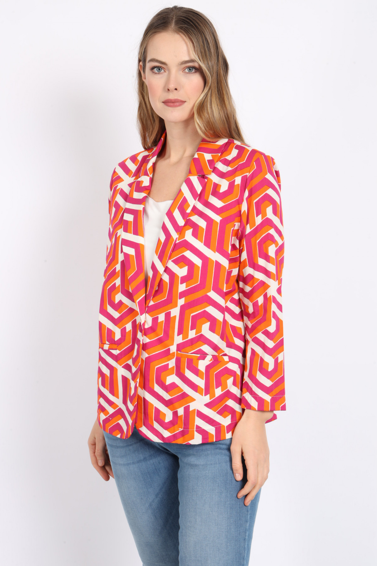 Geometric Pattern Jacket