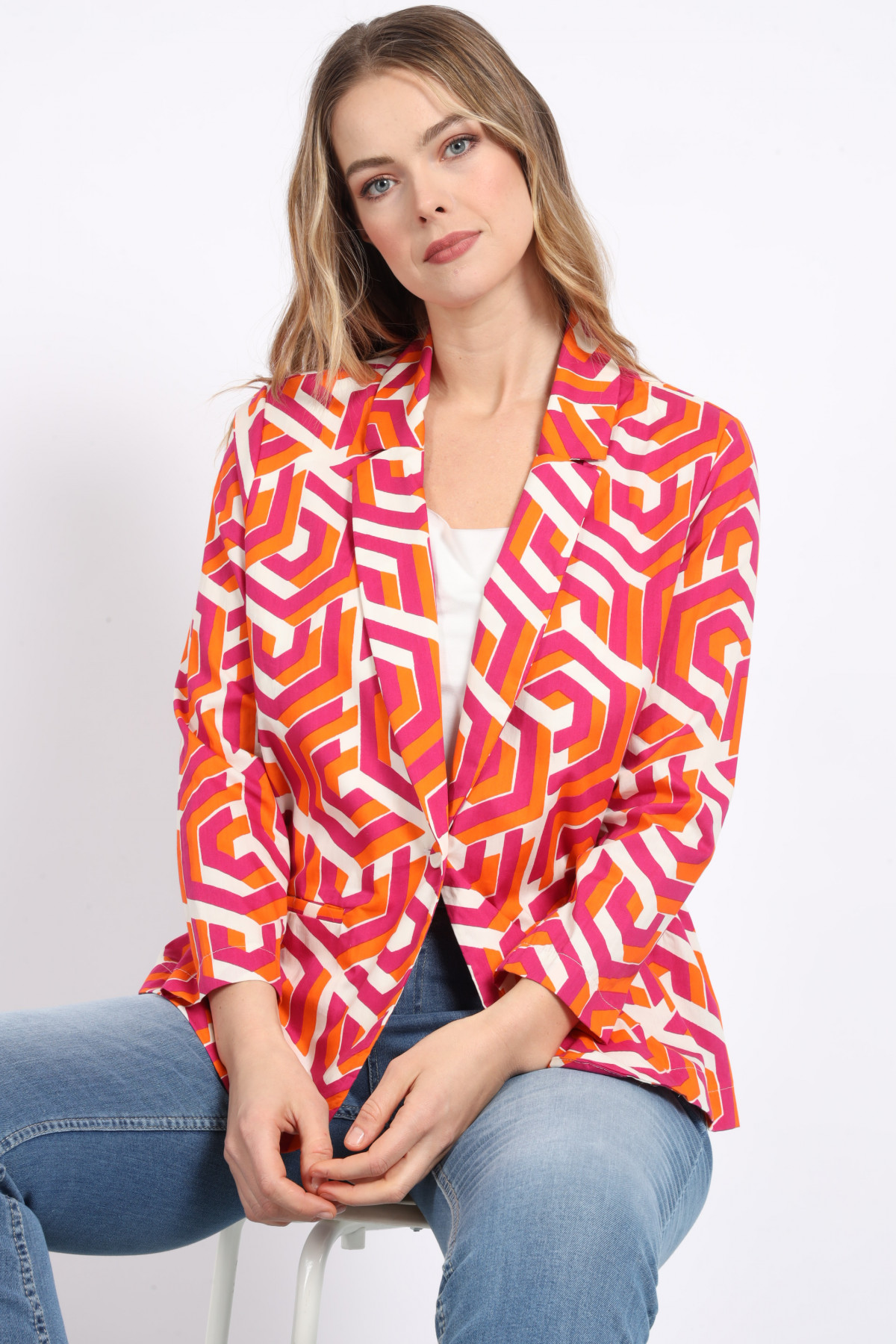 Geometric Pattern Jacket
