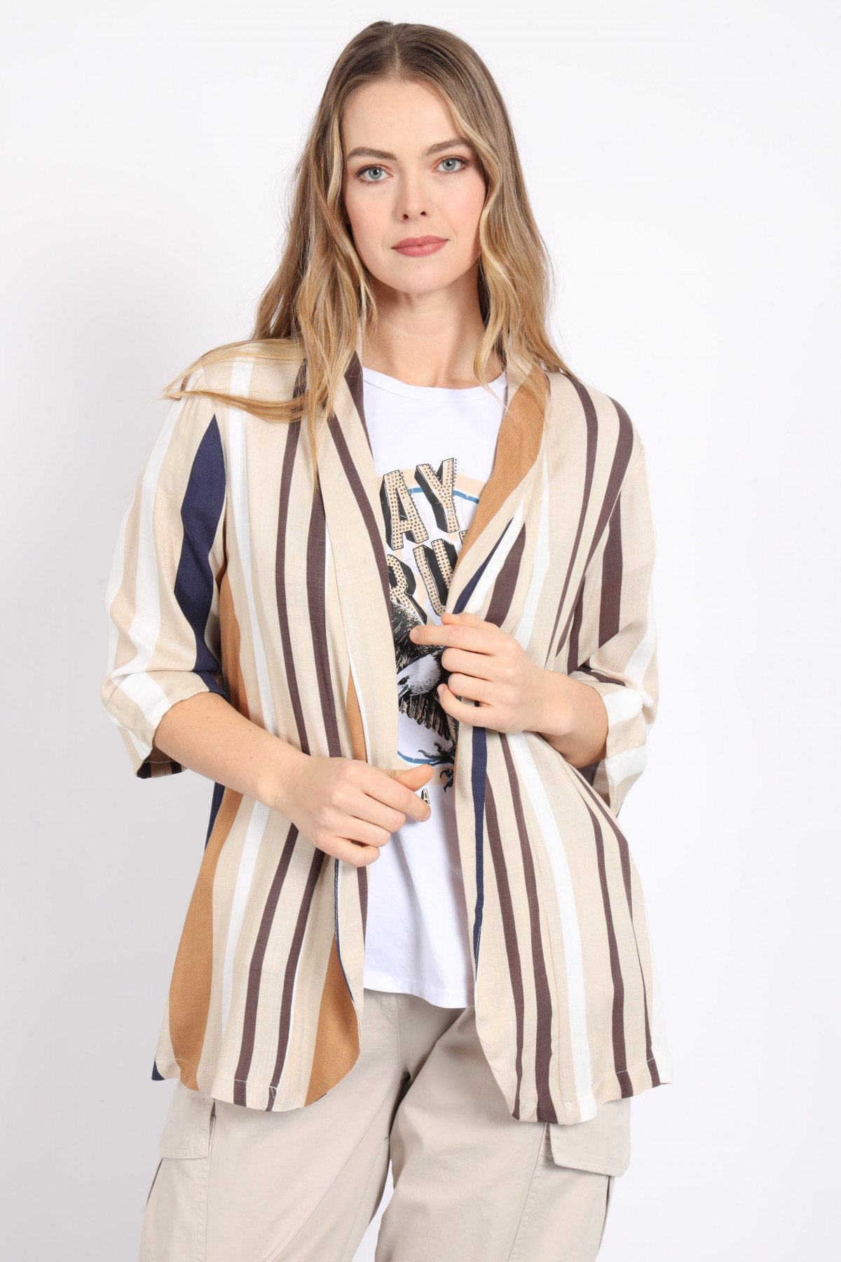 Striped Blazer