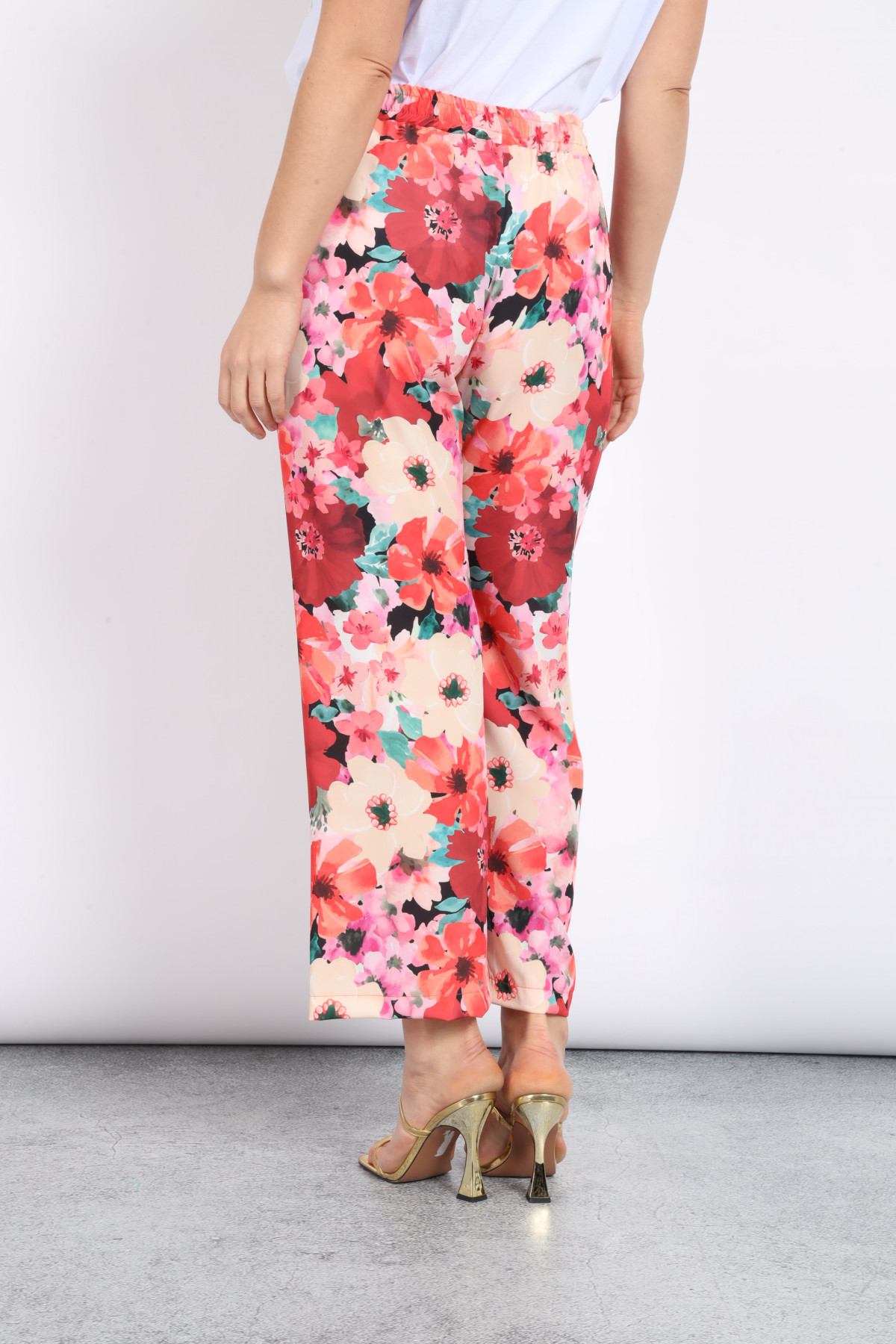 Floral Pattern Pants