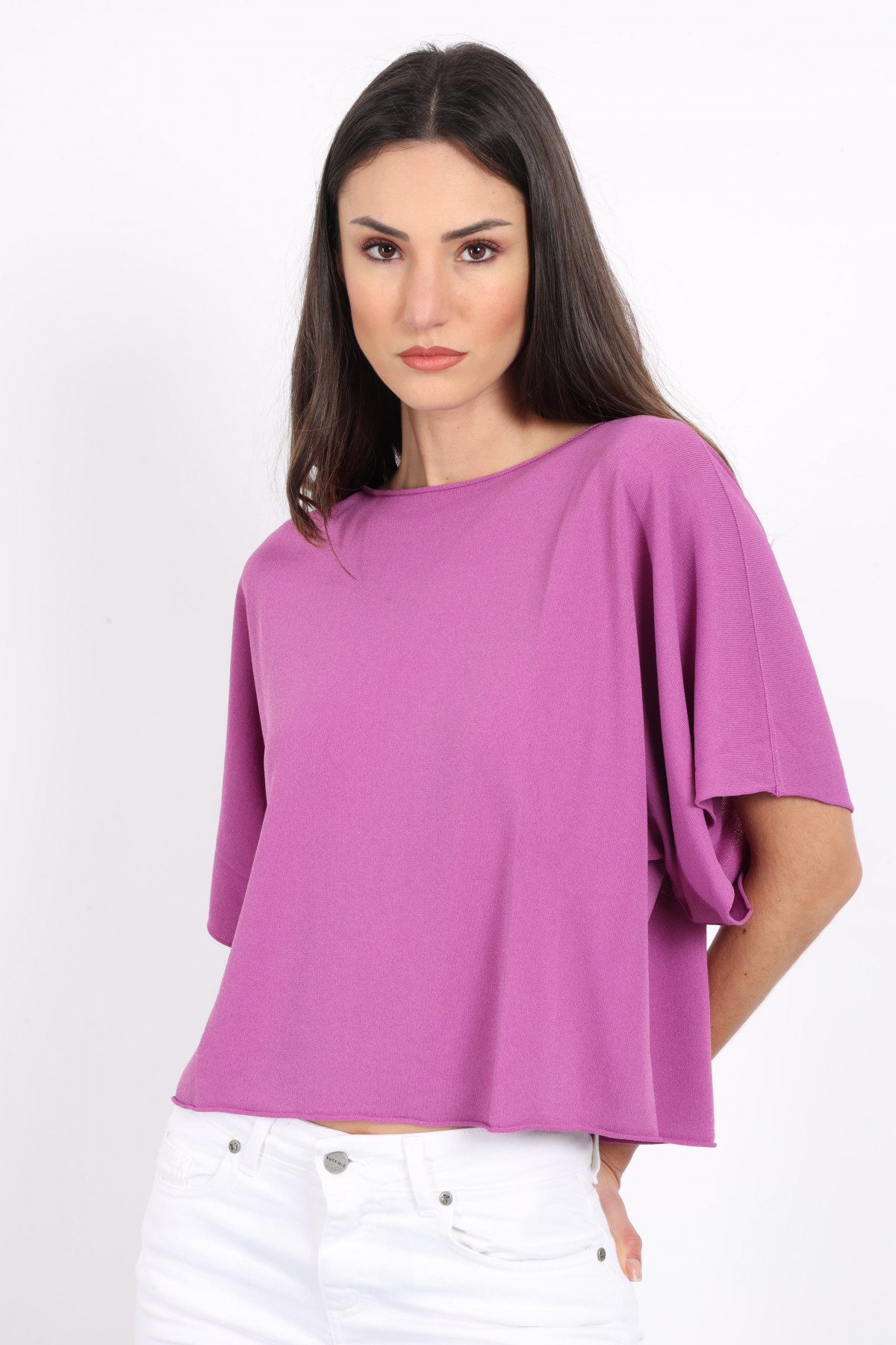 Boat neckline shirt