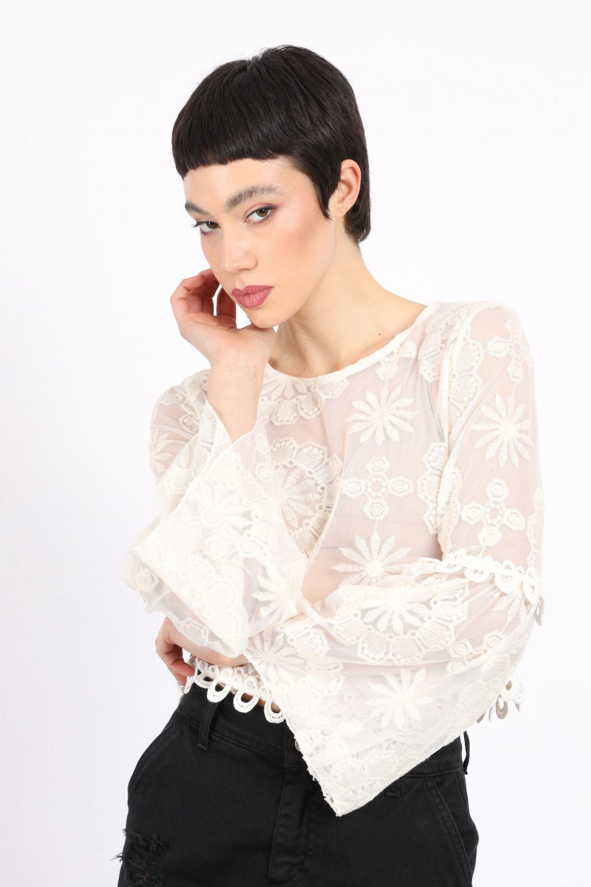 Lace shirt
