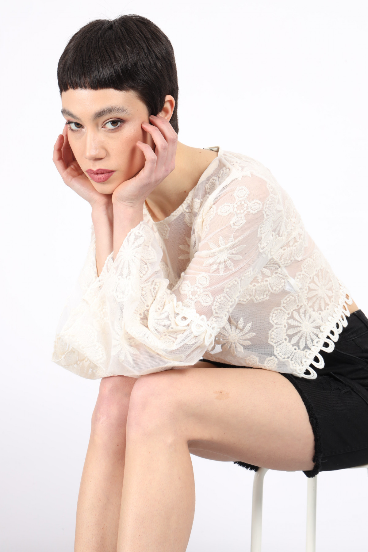 Lace shirt